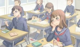 漫画学校图,青春记忆的彩色画卷